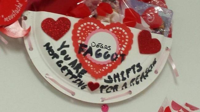 Company promises gay slur on employee's Valentine will be investigated | iNFOnews.ca