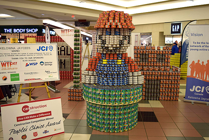 Angry Bird chosen as best can sculpture at annual fundraiser | iNFOnews.ca