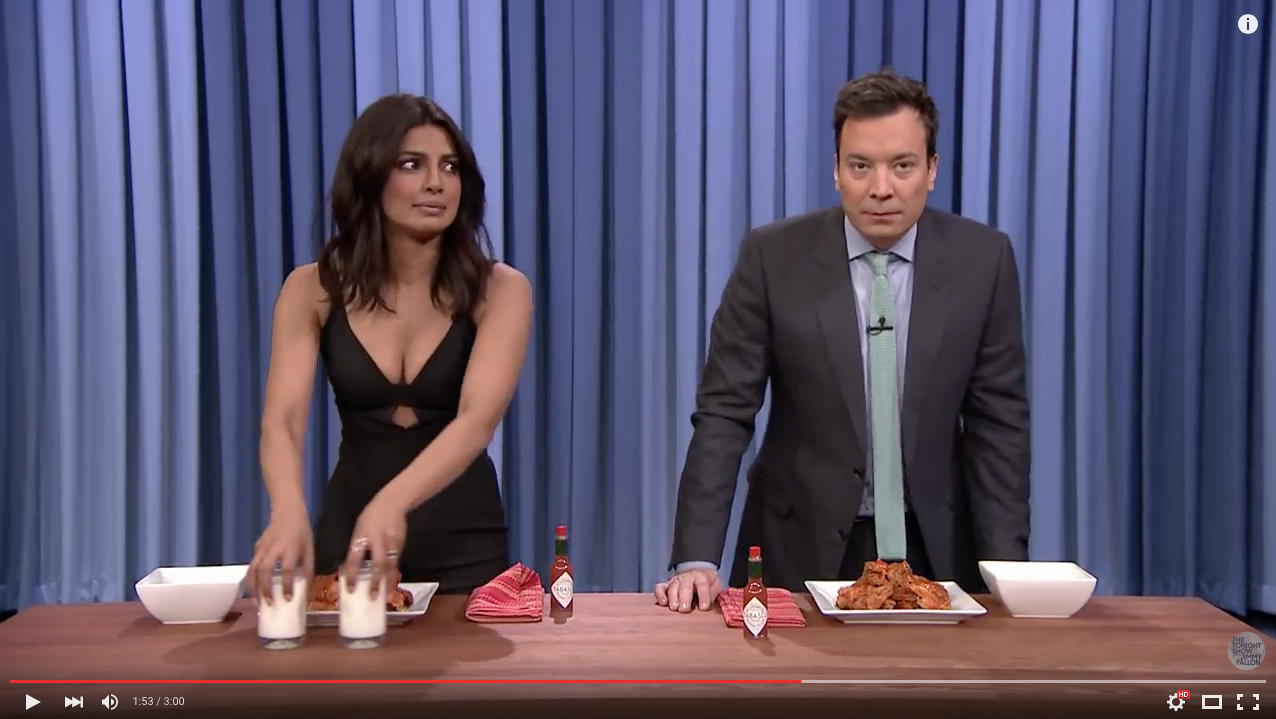 TRENDING NOW: Quantico star in chicken wing eating contest with Jimmy Fallon | iNFOnews.ca