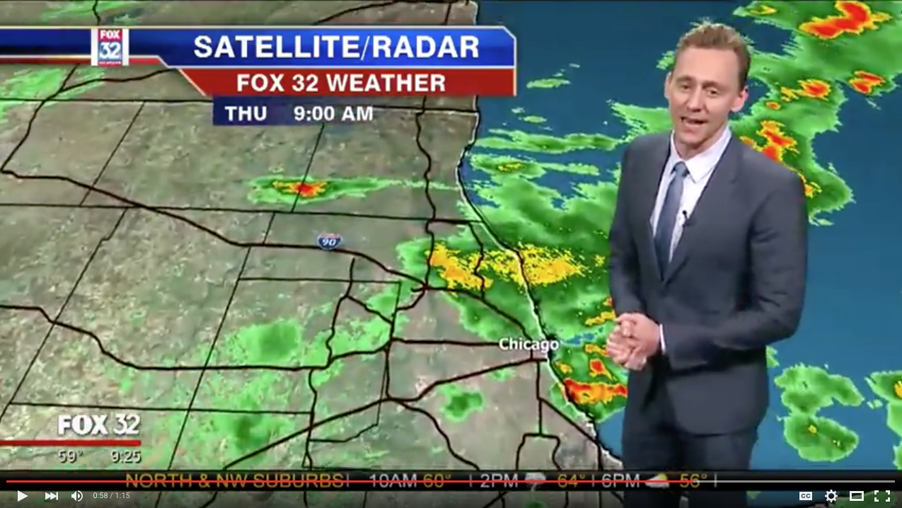 TRENDING NOW: Tom Hiddleston does the weather | iNFOnews.ca TRENDING NOW: Tom Hiddleston does the weather | iNFOnews.ca
