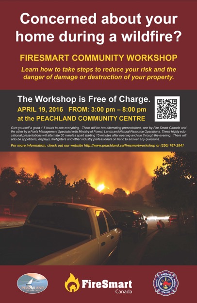 Peachland to host a Wildfire FireSmart Community Workshop | iNFOnews.ca Peachland to host a Wildfire FireSmart Community Workshop | iNFOnews.ca