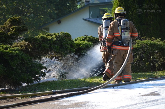 Car fire spoils ladies night | iNFOnews.ca