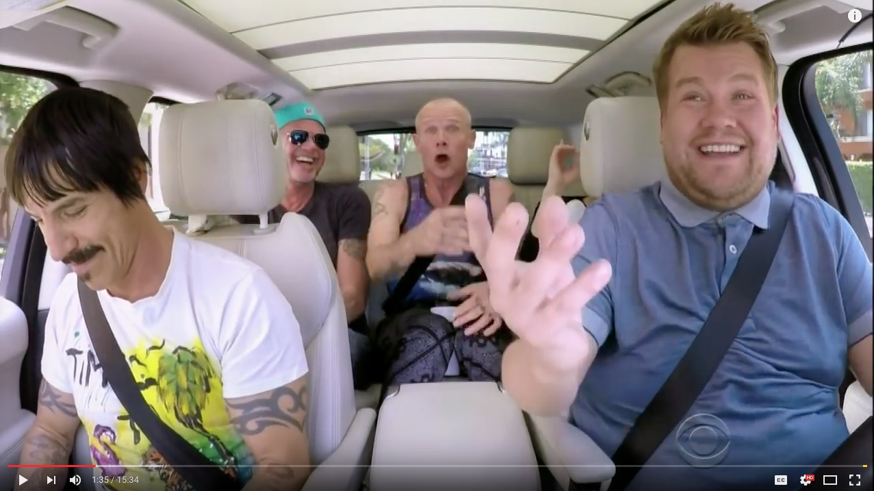 TRENDING NOW: Carpool Karaoke with Red Hot Chili Peppers | iNFOnews.ca TRENDING NOW: Carpool Karaoke with Red Hot Chili Peppers | iNFOnews.ca