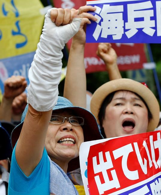 VIDEO: Massive protest on Okinawa opposes US military after killing | iNFOnews.ca