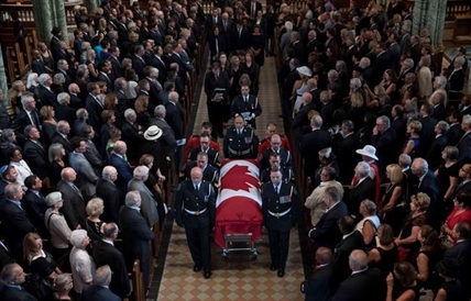 Mauril Belanger's funeral ends with gender neutral rendition of O Canada | iNFOnews.ca