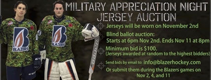 Kamloops Blazers Military Appreciation Night | iNFOnews.ca