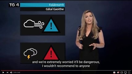 TRENDING NOW: Irish weather forecast prank | iNFOnews.ca