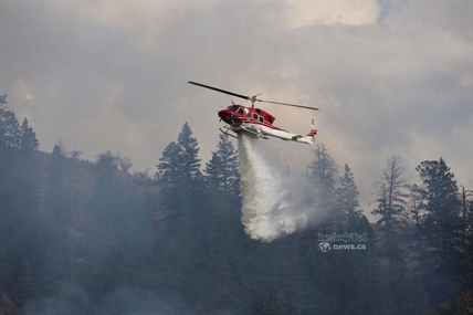 UPDATE: Peterson Creek Park fire turned over to city crews | iNFOnews.ca