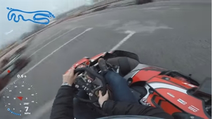 TRENDING NOW: Go-cart racer comes in hot | iNFOnews.ca