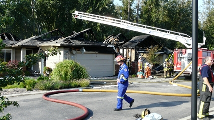 Natural gas feeds flames, destroys two Vernon homes | iNFOnews.ca