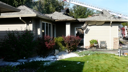 Natural gas feeds flames, destroys two Vernon homes | iNFOnews.ca