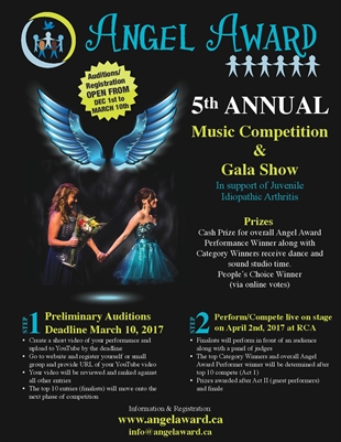 AUDITIONS: Fifth Annual Angel Award Kelowna | iNFOnews.ca