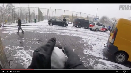 TRENDING NOW: Dutch cop takes on kids in snowball fight | iNFOnews.ca