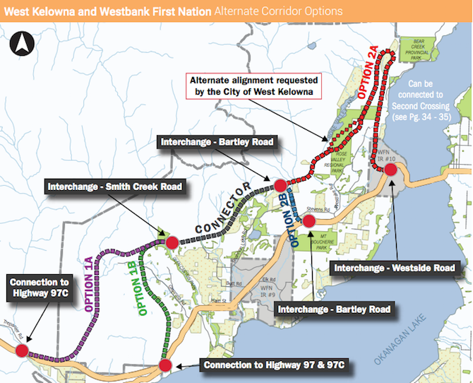 Transportation ministry narrows route options for second crossing of Okanagan Lake | iNFOnews.ca Transportation ministry narrows route options for second crossing of Okanagan Lake | iNFOnews.ca