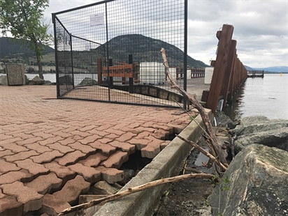 FLOOD WATCH 2017: Wave action damage on Okanagan Lake in Penticton | iNFOnews.ca