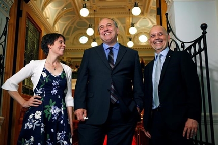 Three Greens make history at B.C. legislature swearing-in ceremony | iNFOnews.ca