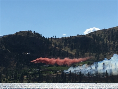 UPDATE: Homes lost in wildfire burning in Kaleden, police say | iNFOnews.ca
