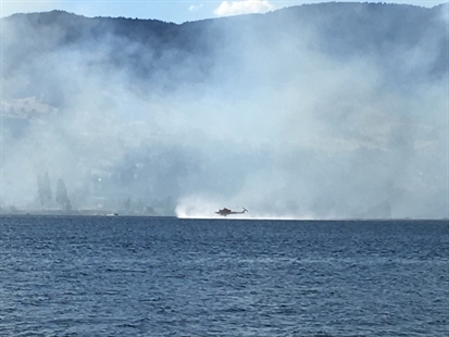 UPDATE: Homes lost in wildfire burning in Kaleden, police say | iNFOnews.ca