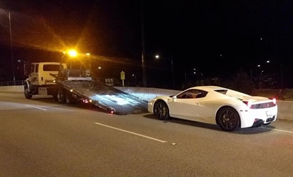 Ferrari impounded in West Vancouver as driver clocked at 210 kilometres per hour | iNFOnews.ca
