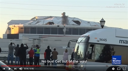 TRENDING NOW: Unlucky cameraman gets photobombed by a bus | iNFOnews.ca