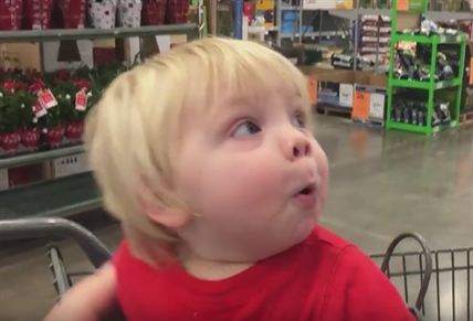 TRENDING NOW: Baby Johnny loves Christmas decorations | iNFOnews.ca