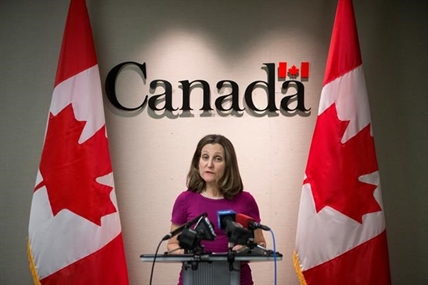 Canada will not bend to U.S. steel tariff pressure in NAFTA talks, says Freeland | iNFOnews.ca Canada will not bend to U.S. steel tariff pressure in NAFTA talks, says Freeland | iNFOnews.ca