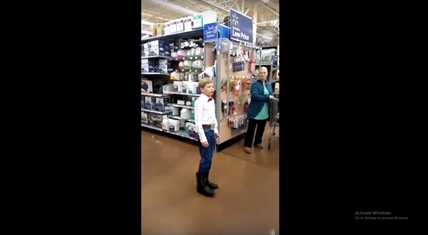 TRENDING NOW: Kid Yodelling at Walmart | iNFOnews.ca