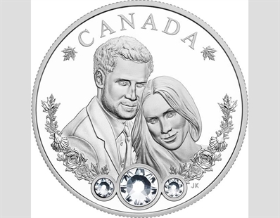 Commemorative royal wedding coin features crystals, maple leaves | iNFOnews.ca Commemorative royal wedding coin features crystals, maple leaves | iNFOnews.ca