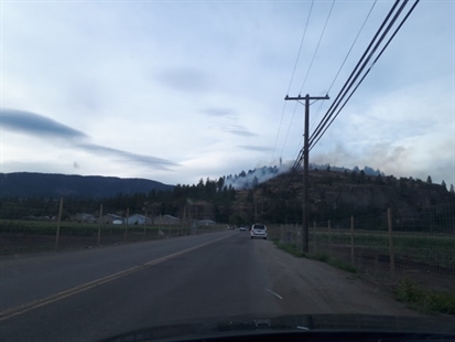 BREAKING: Fire burning near Mission Hill in West Kelowna | iNFOnews.ca