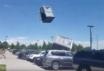 TRENDING NOW: High winds send porta-potties flying | iNFOnews.ca