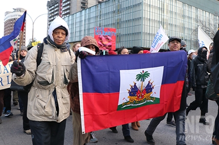 Montreal protesters urge Ottawa to halt Haiti deportations after travel advisory | iNFOnews.ca