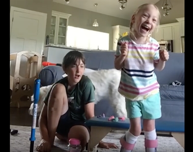TRENDING NOW: Little girl with cerebral palsy takes first steps | iNFOnews.ca