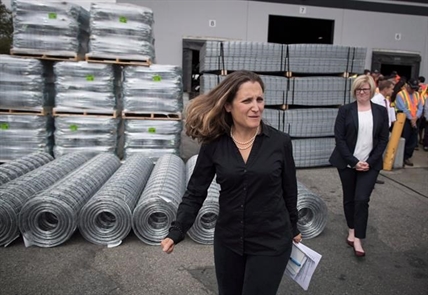 NAFTA drama earns Chrystia Freeland CP's Business Newsmaker of 2018 | iNFOnews.ca