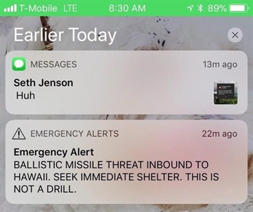 Months after false Hawaii missile alert, Canada 'finalizing' warning protocol | iNFOnews.ca Months after false Hawaii missile alert, Canada 'finalizing' warning protocol | iNFOnews.ca