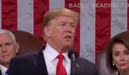 TRENDING NOW: Trump's State of the Union gets bad lip reading treatment | iNFOnews.ca