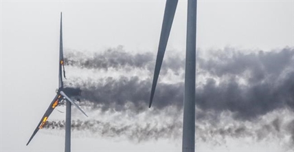 Wind turbine catches fire at Nova Scotia wind farm, blaze now under control | iNFOnews.ca Wind turbine catches fire at Nova Scotia wind farm, blaze now under control | iNFOnews.ca