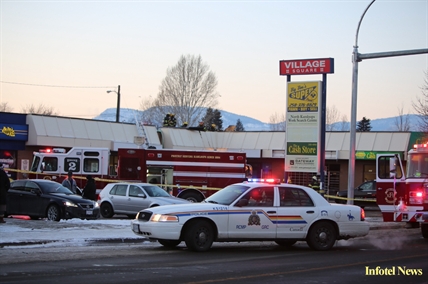 Strip mall fire forces closure of Tranquille | iNFOnews.ca Strip mall fire forces closure of Tranquille | iNFOnews.ca