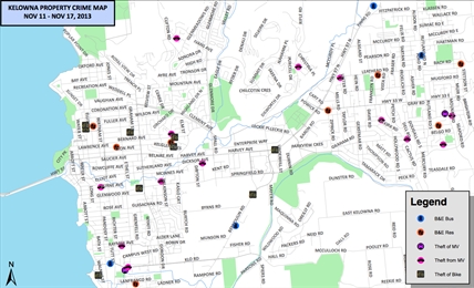 Kelowna property crime stats for Nov. 11-17 | iNFOnews.ca Kelowna property crime stats for Nov. 11-17 | iNFOnews.ca