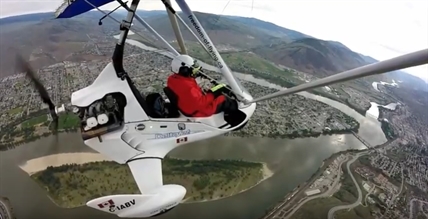iN VIDEO: Fly high with incredible footage of Kamloops to Falkland flight | iNFOnews.ca