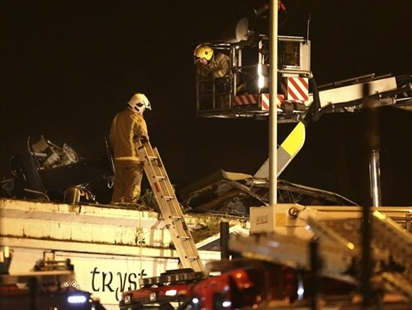 Rescue mission underway, police helicopter crashes into crowded Glasgow pub | iNFOnews.ca