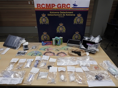Police seize drugs, car and gun in Kelowna raids | iNFOnews.ca