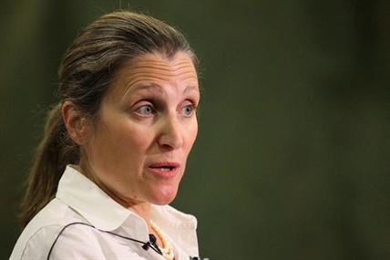 Freeland orders officials to revoke appointment of Syrian consul in Montreal | iNFOnews.ca
