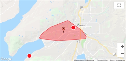 UPDATE: Power back in Vernon and Coldstream following a day of outages | iNFOnews.ca