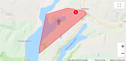 UPDATE: Power back in Vernon and Coldstream following a day of outages | iNFOnews.ca