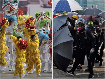 Hong Kong protester shot as China marks its 70th anniversary | iNFOnews.ca