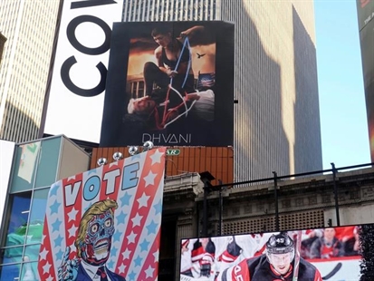 Clothing co. gets attention with New York billboard of hog-tied Trump | iNFOnews.ca Clothing co. gets attention with New York billboard of hog-tied Trump | iNFOnews.ca