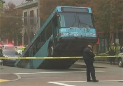 TRENDING NOW: Giant sinkhole swallows city bus | iNFOnews.ca