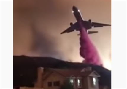 TRENDING NOW: Low altitude retardant drop on California wildfire | iNFOnews.ca