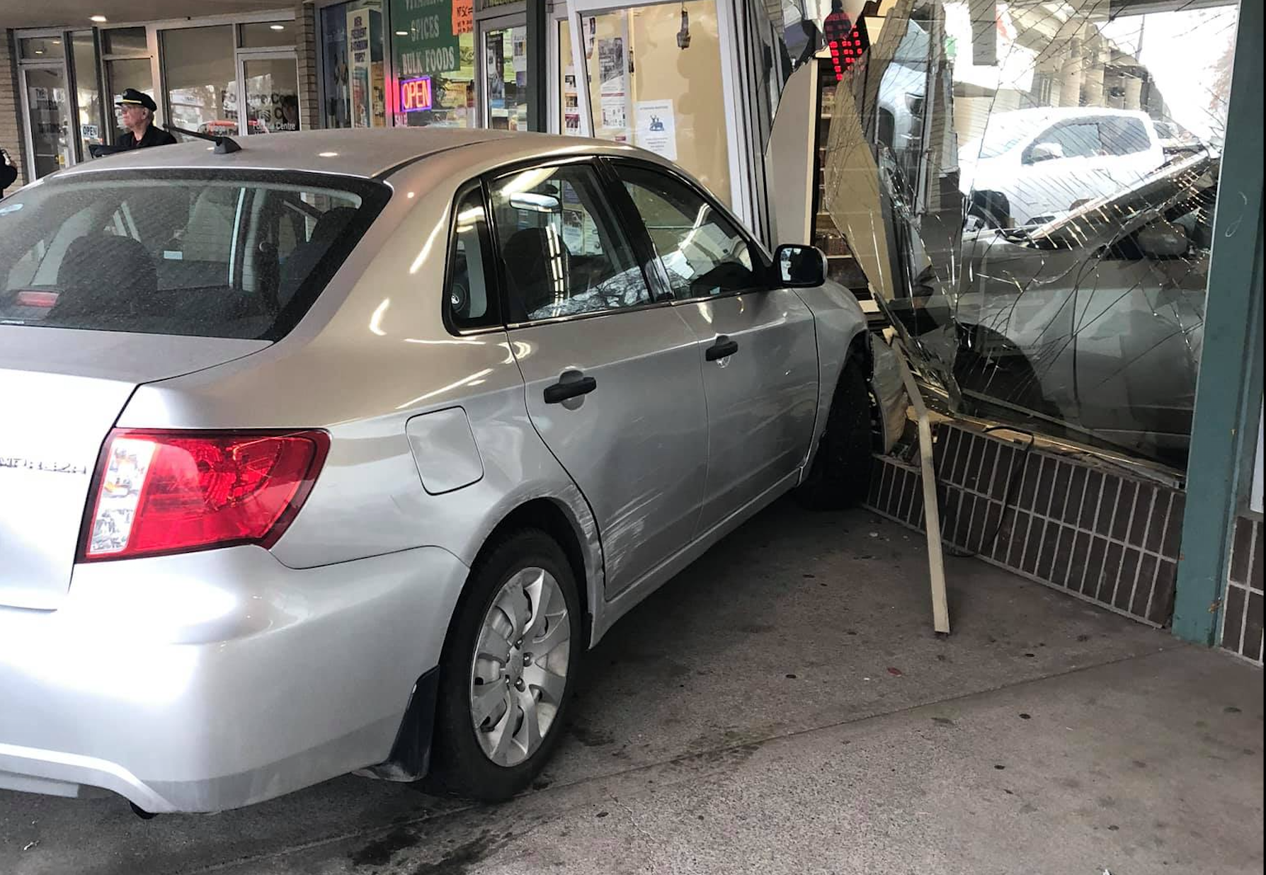 Car crashes into Kamloops deli; no one was hurt | iNFOnews.ca