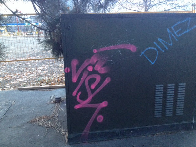 Police looking for DBC graffiti vandal | iNFOnews.ca